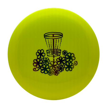 Mint Discs Apex Diamondback (AP-DB01-22) - Yellow w/ Rainbow Flower Basket Stamp | 173g (Copy)
