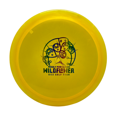 Mint Discs Eternal Jackalope (ET-JL01-22) - Yellow/Orange w/ Rainbow Sriations Prickly Pear Logo | 172g