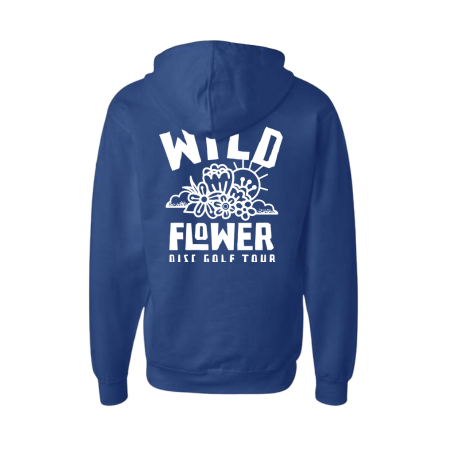 Wildflower Tour - Royal Blue Full Zip Hooded Jacket