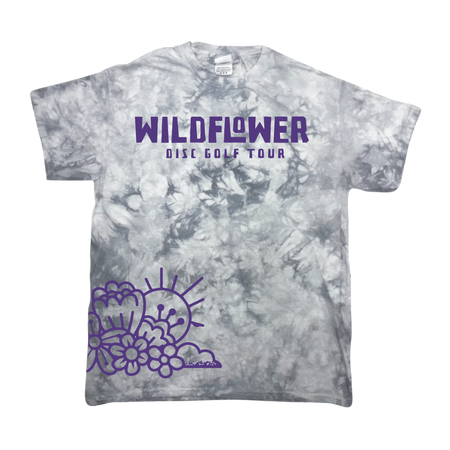 Wildflower Tour Heavyweight Color Blast T-Shirt (Gray & Purple)