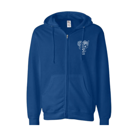 Wildflower Tour - Royal Blue Full Zip Hooded Jacket