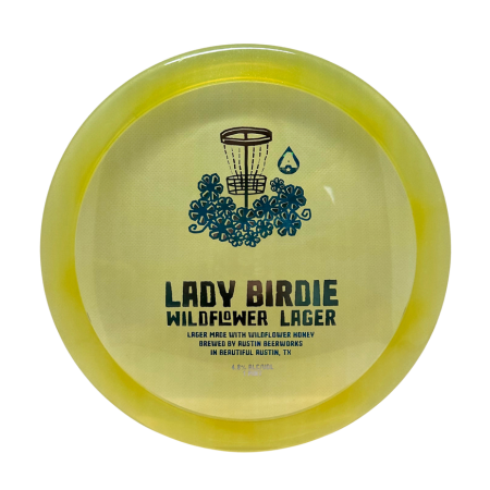 Mint Discs Eternal FLEX Grackle (ET-GR01-25) - Yellow w/ Silver & Blue Ladie Birdie Logo | 172g (Copy)