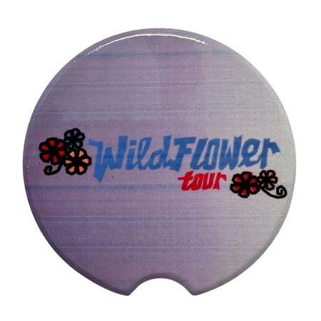 Wildflower Tour Car Coaster for Cup Holder