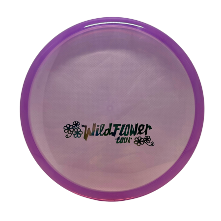 Mint Discs Eternal FLEX Bullet (ET-BU02-25) - Purple w/ Blue Gold Wildflower Tour Bar Logo | 174g