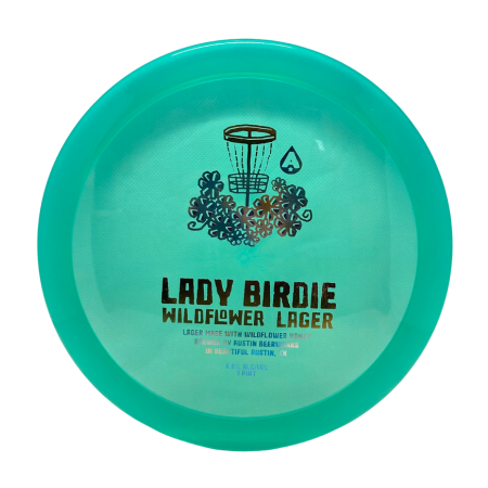 Mint Discs Eternal FLEX Grackle (ET-GR01-25) - Light Teal w/ Cloud Blue & Gold Ladie Birdie Logo | 173g