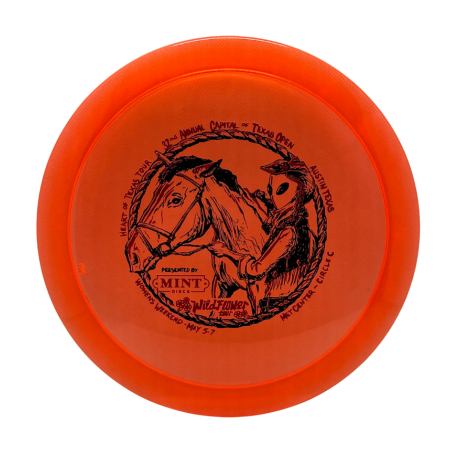 Mint Discs Eternal Alpha (ET-AL05-23) - Orange w/ Black & Red Women's COTO 2023 Stamp | 174g