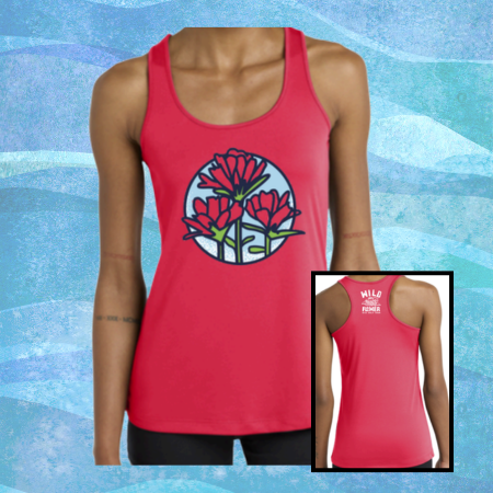 Indian Paintbrush Women's Racerback Dri-Fit Tank Top