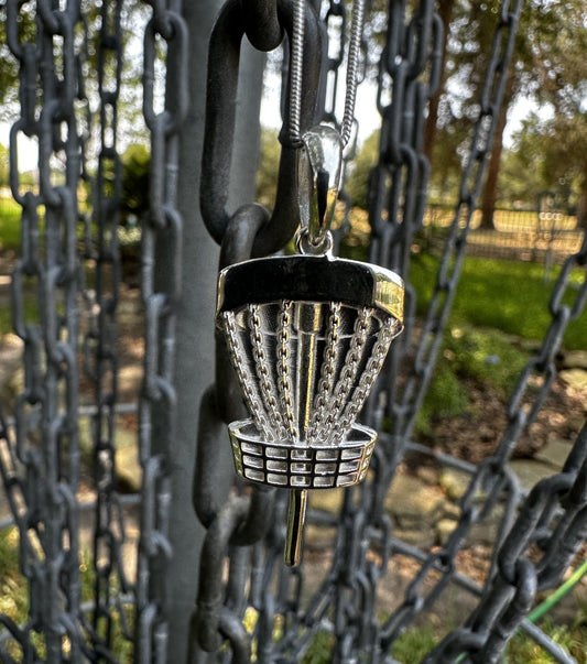Disc Golf Pendant by Andi Young